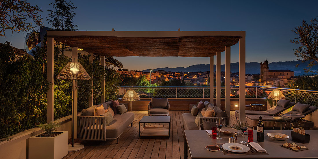 Terraza bar Ciudad del Vino Marqués de Riscal (Elciego) 