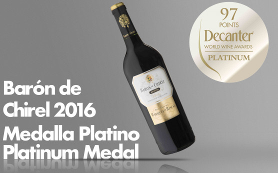 Barón de Chirel 2016 Medalla de Platino en los Premios Decanter 2020 